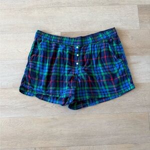 Aerie Flannel Pajama Shorts